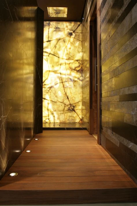 Backlit Quartzite Vanity