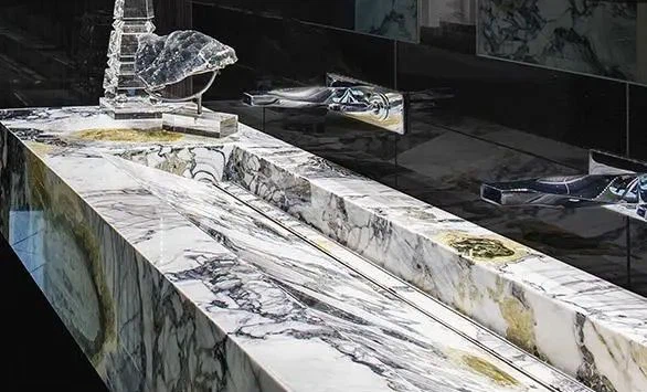 calacatta verde marble slab