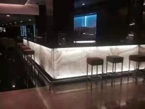 Lumi Stone Panels White Luxury Floor