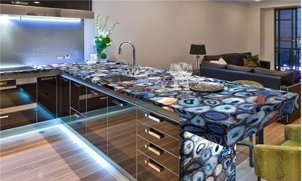 Lumi Stone Panels White Luxury Floor