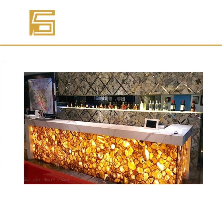 New Design Led Marbles Lumi Stone Coaster For Decoration