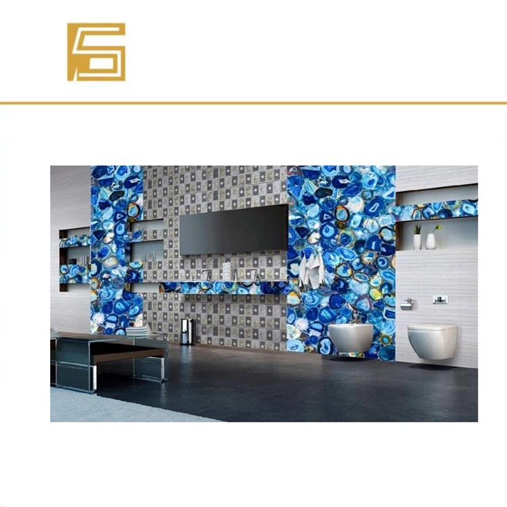 New Design Led Marbles Lumi Stone Coaster For Decoration
