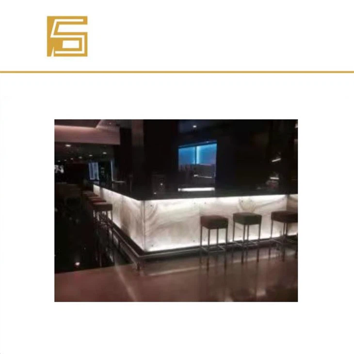 New Design Led Marbles Lumi Stone Panels For Background Dec